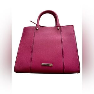 Rebecca Minkoff Top Handle Bag – Magenta Leather Crossbody